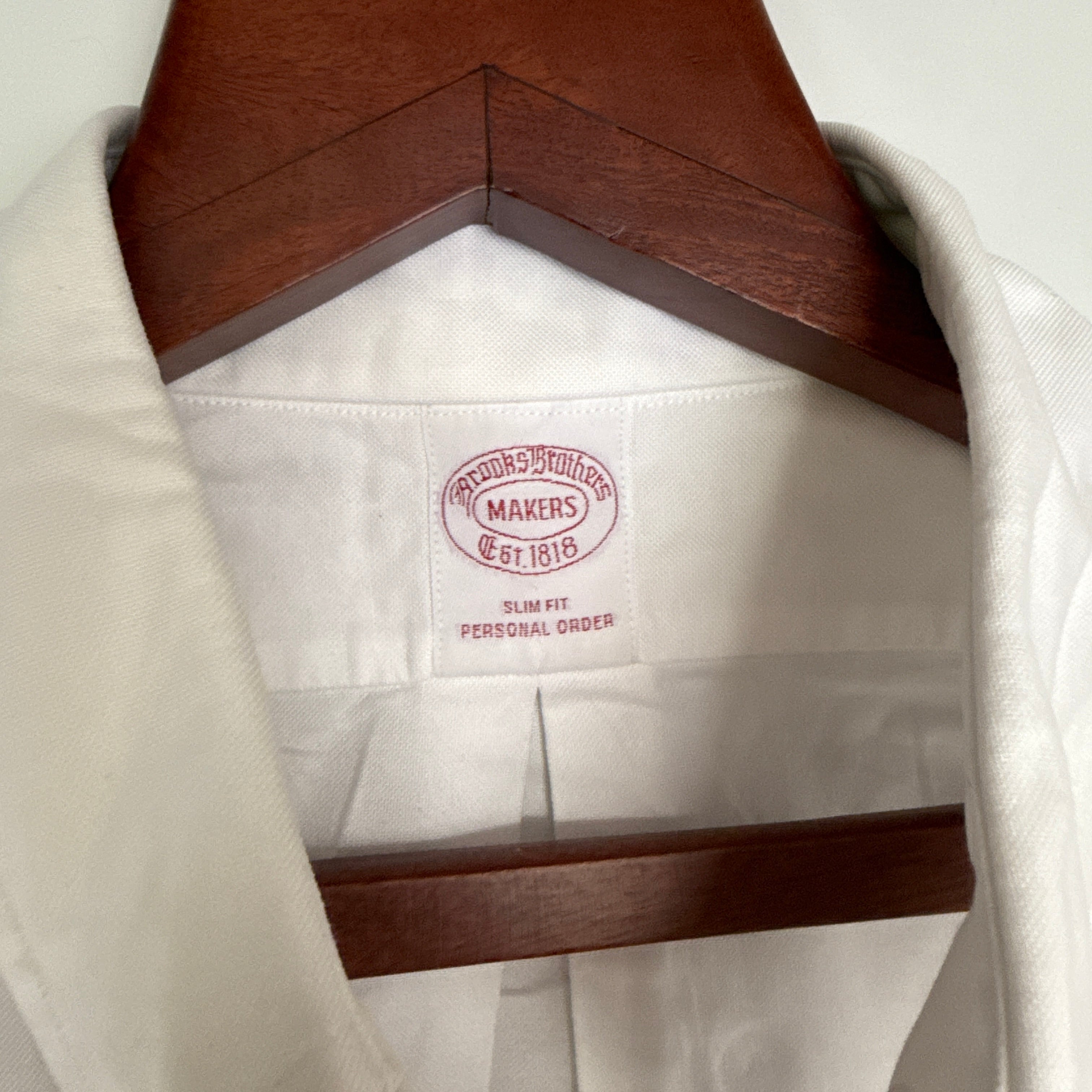 Brooks Brothers white premium shirt