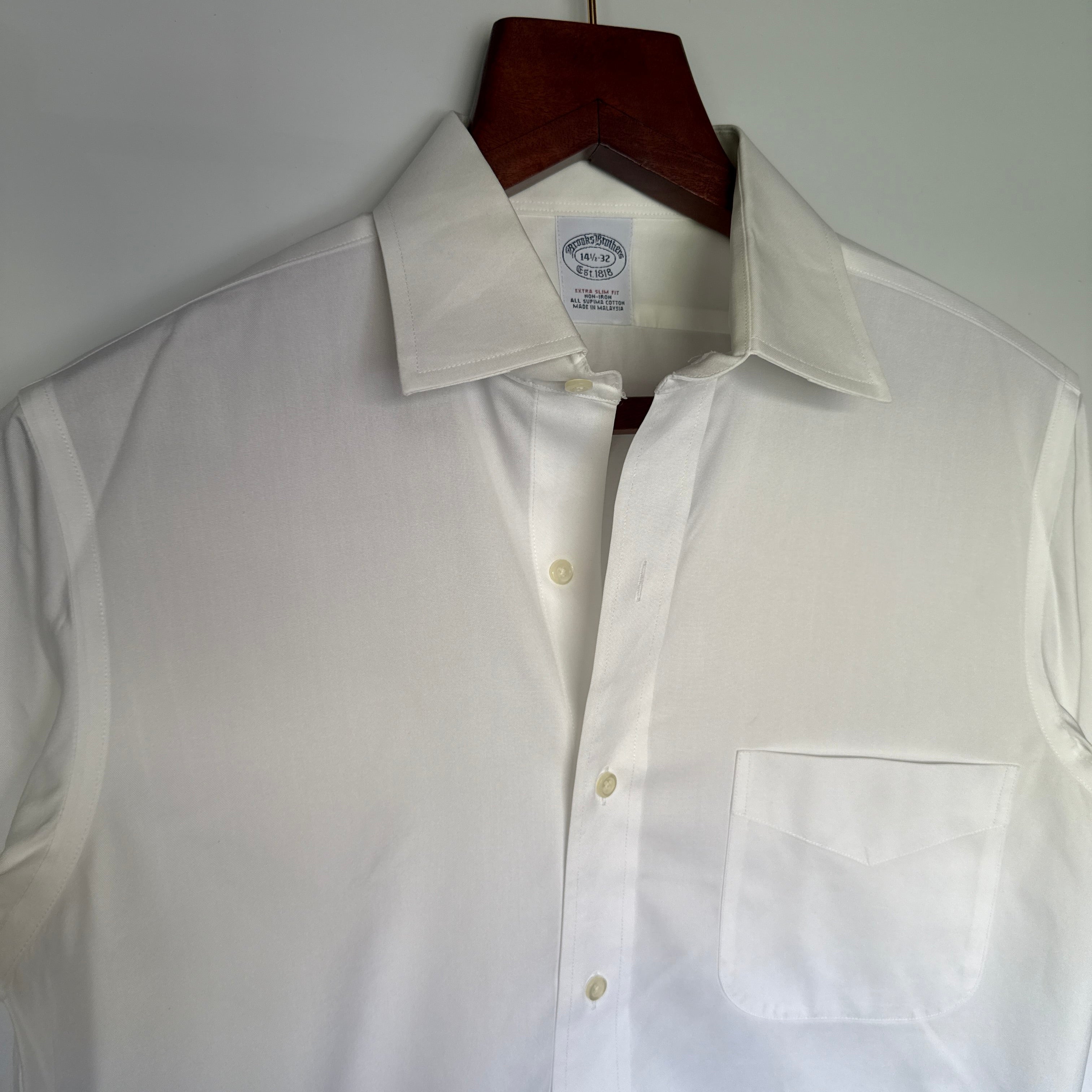 Brooks Brothers premium white shirt