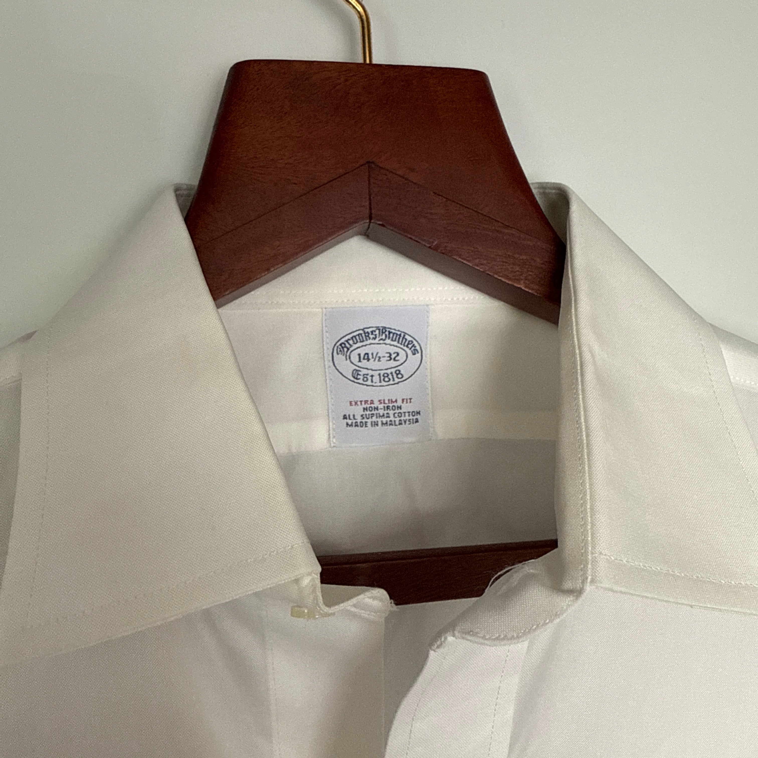 Brooks Brothers premium white shirt