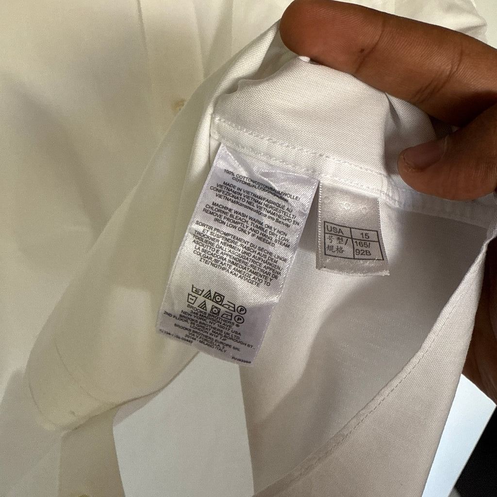 Brooks Brothers premium white shirt