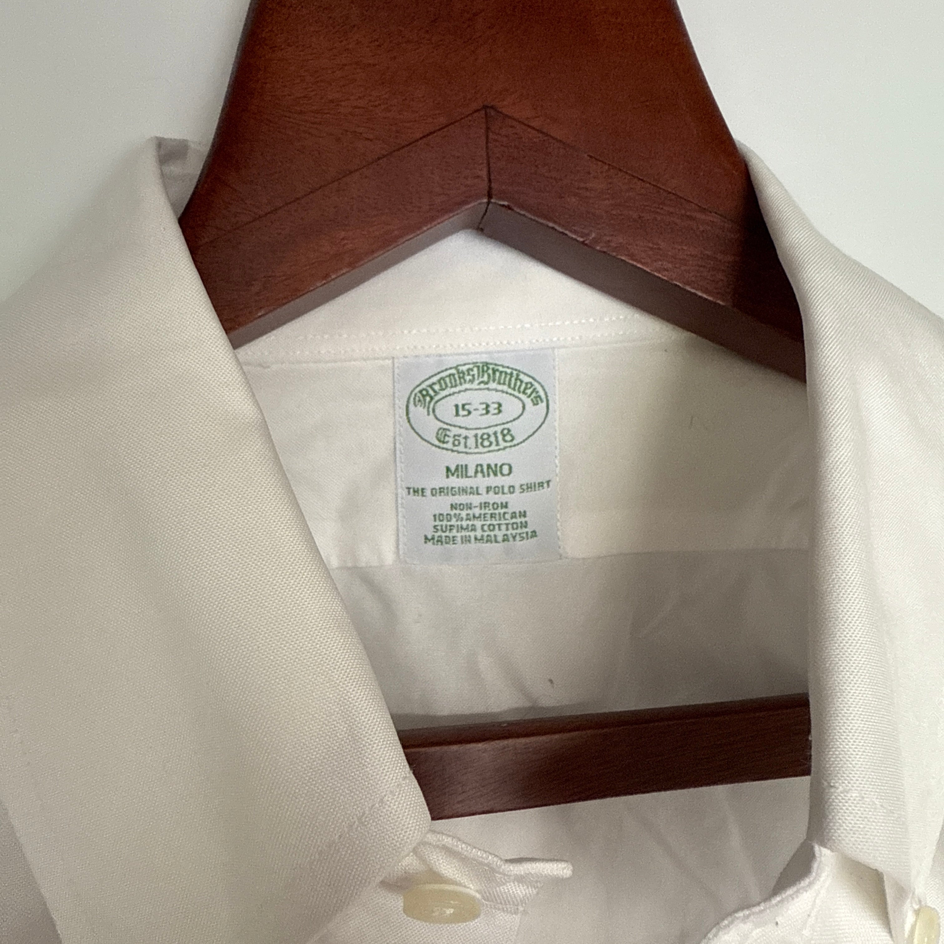Brooks Brothers premium white shirt