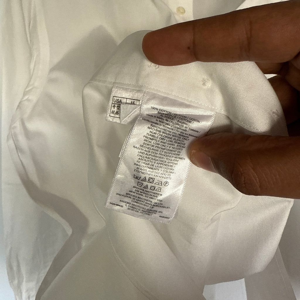 Brooks Brothers premium white shirt
