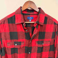 George red checkerd shirt