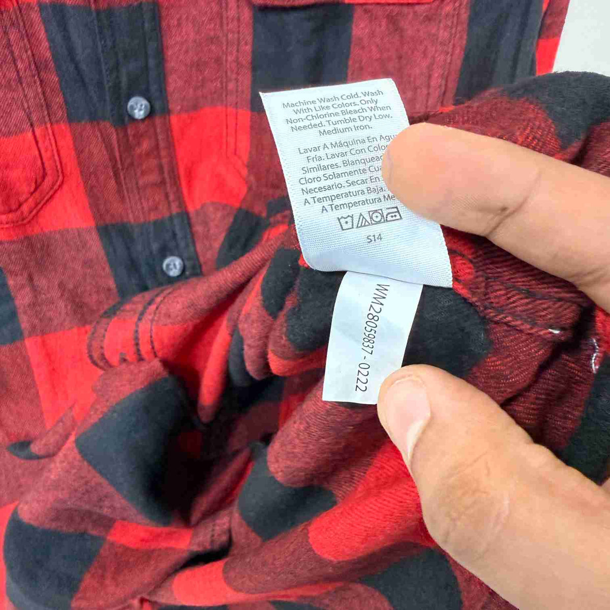 George red checkerd shirt