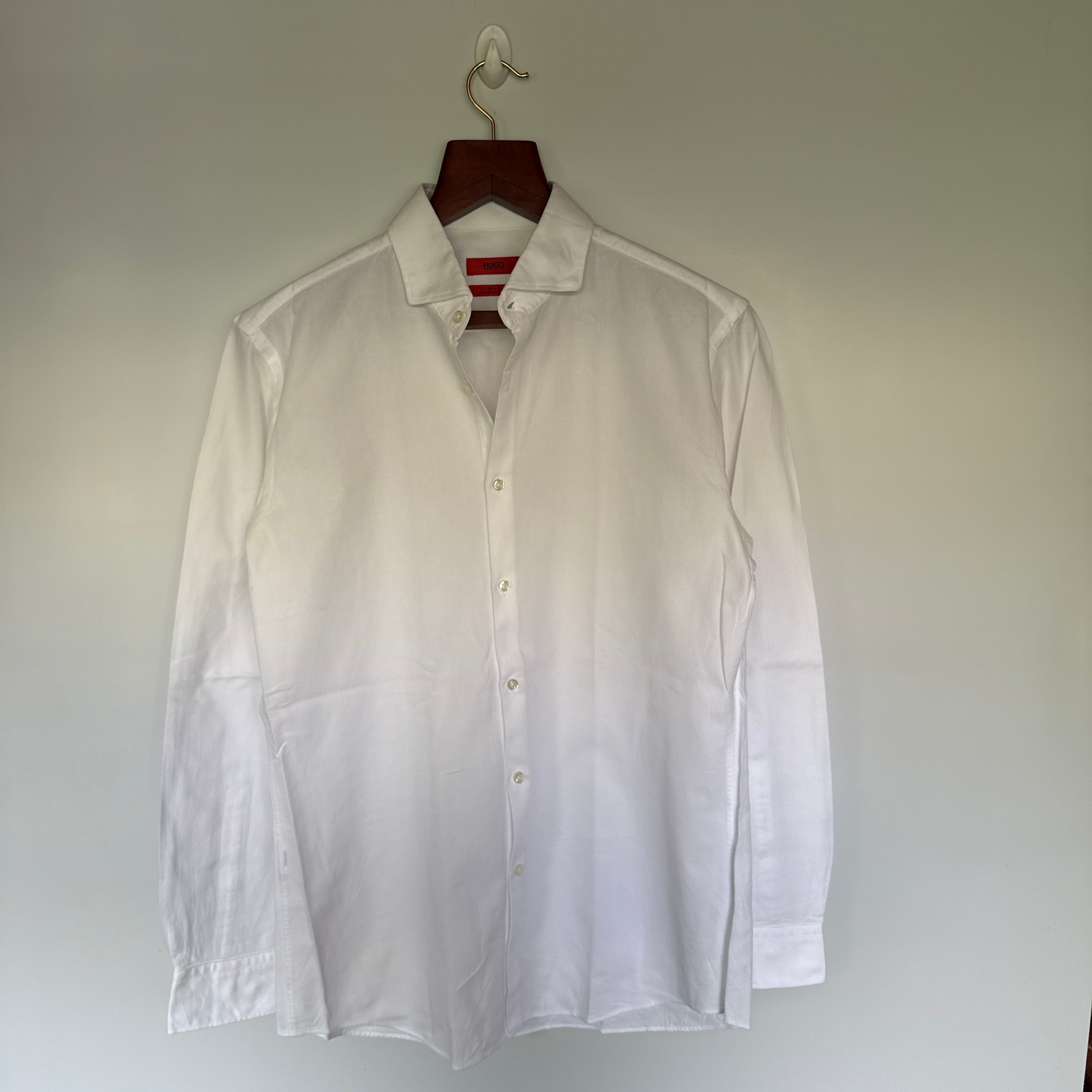 Hugo Boss white premium shirt