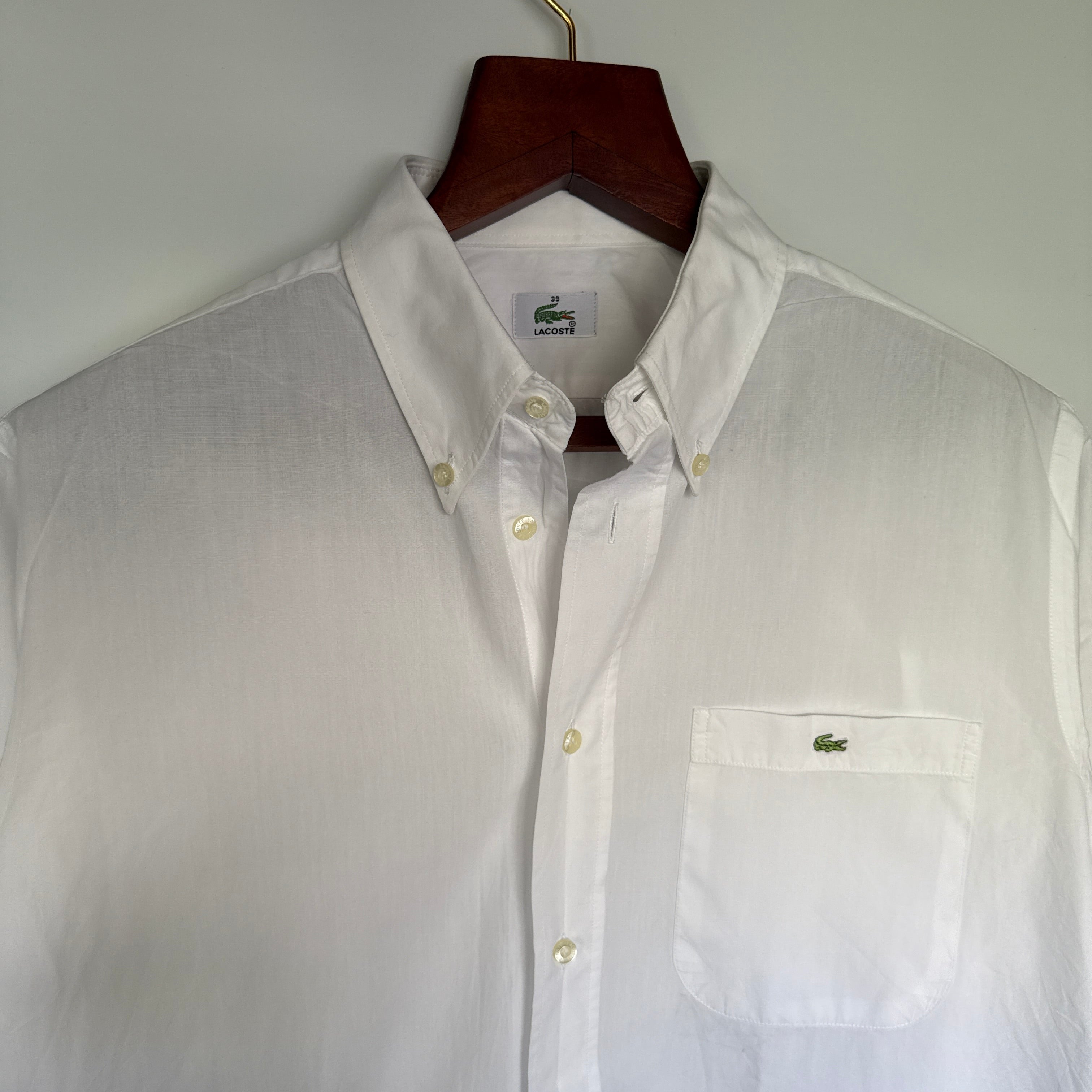 Lacoste white shirt