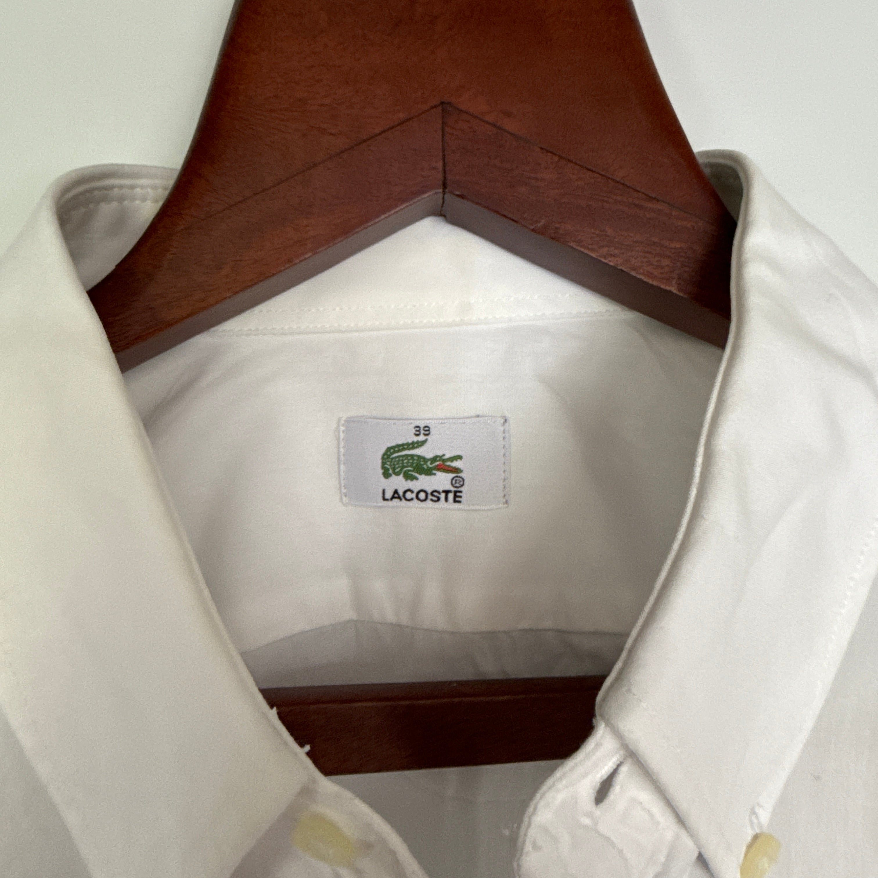 Lacoste white shirt