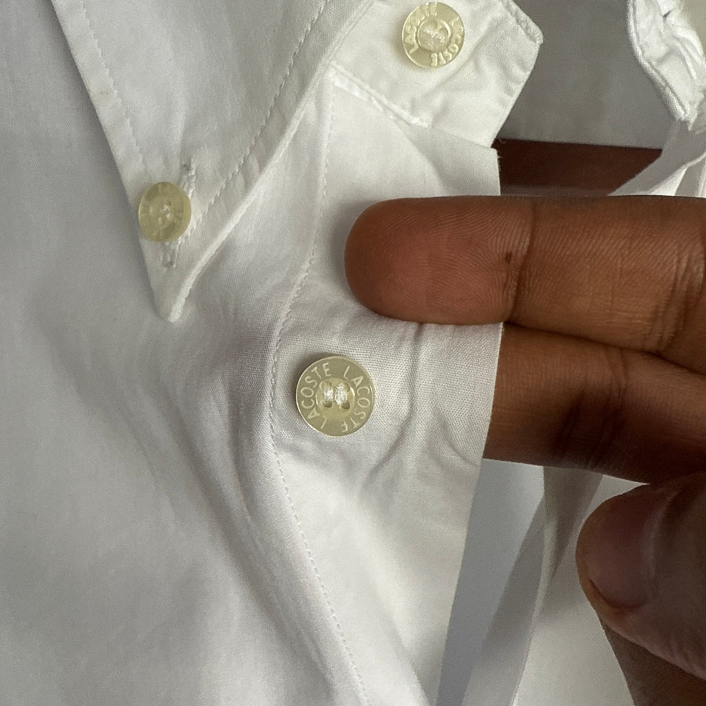 Lacoste white shirt