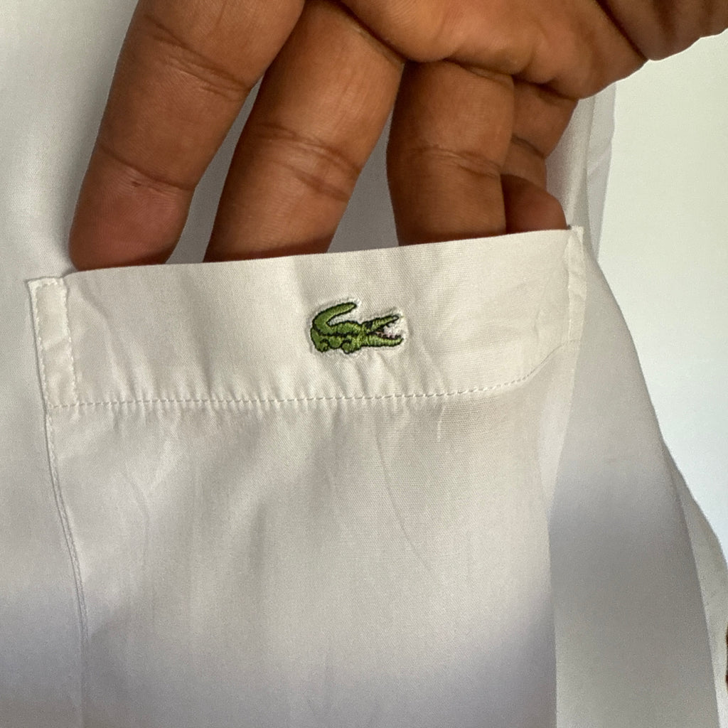 Lacoste white shirt