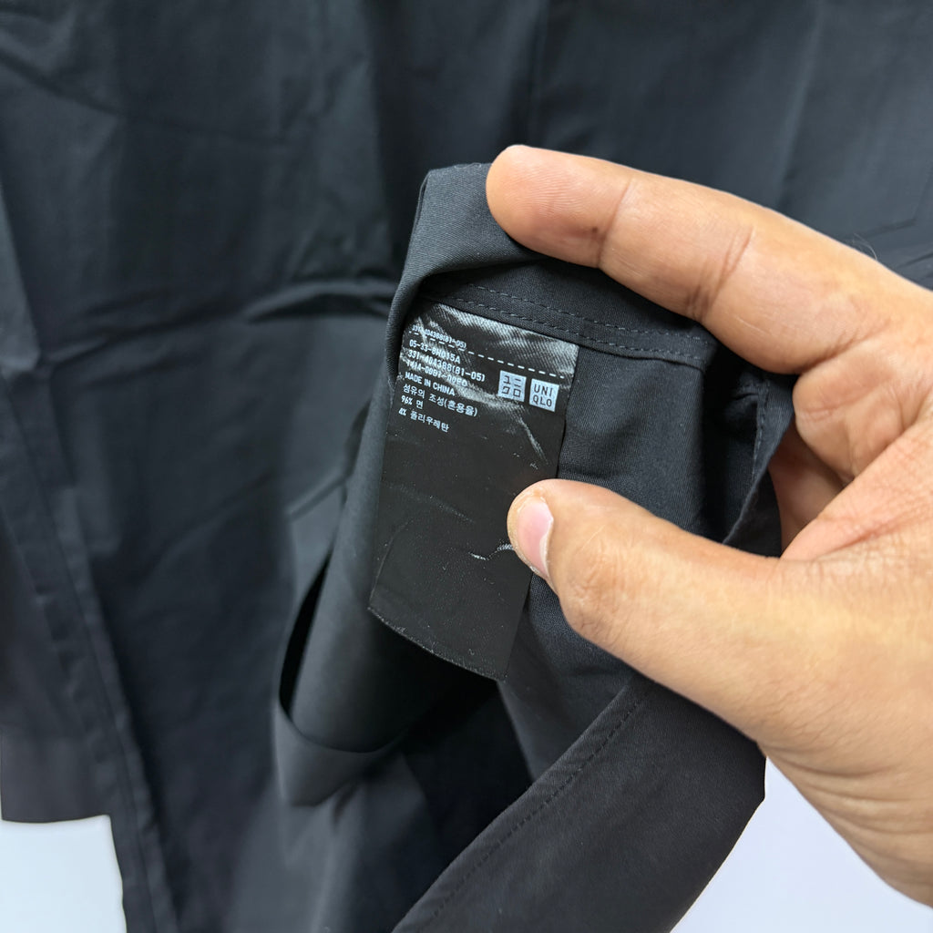 Uniqlo jet black shirt