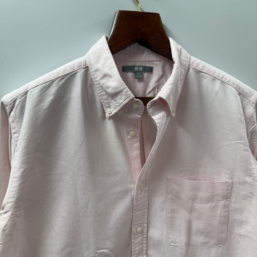 Uniqlo Pink Solid shirt