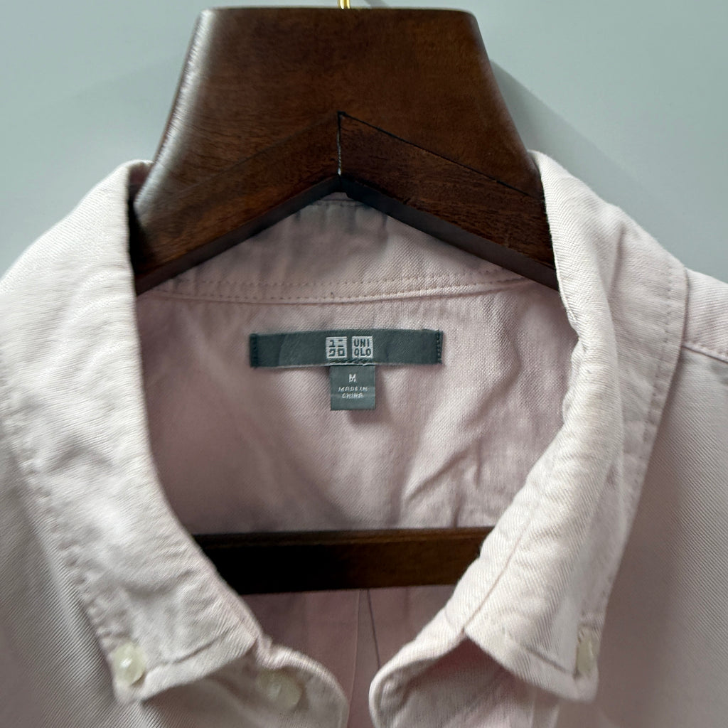 Uniqlo Pink Solid shirt