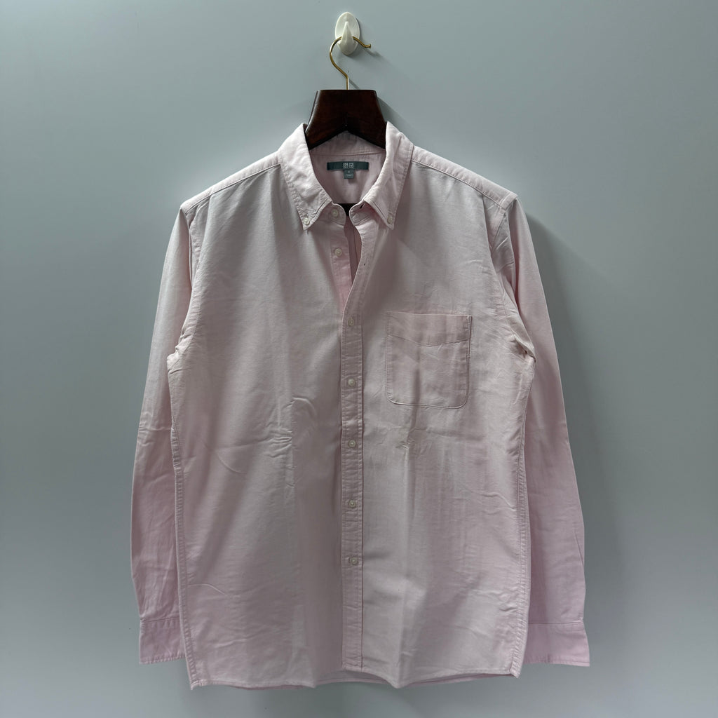 Uniqlo Pink Solid shirt