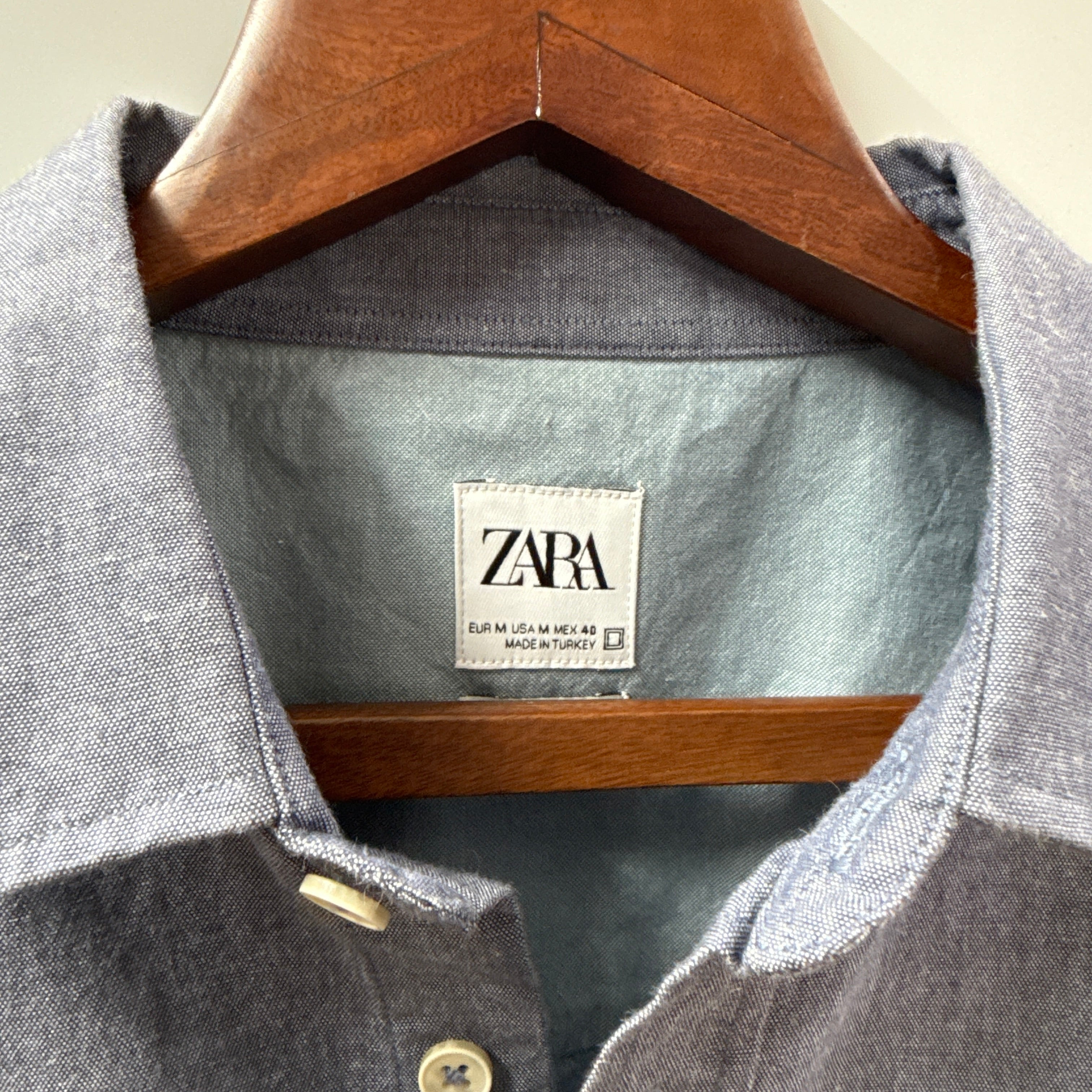 Zara solid shirt