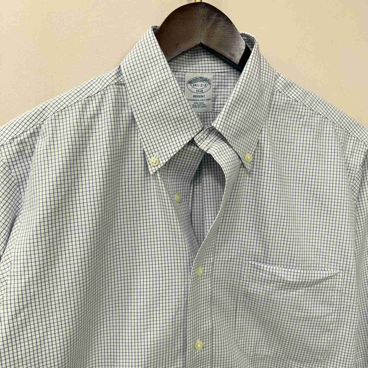 Brooks Brothers checkered shirt