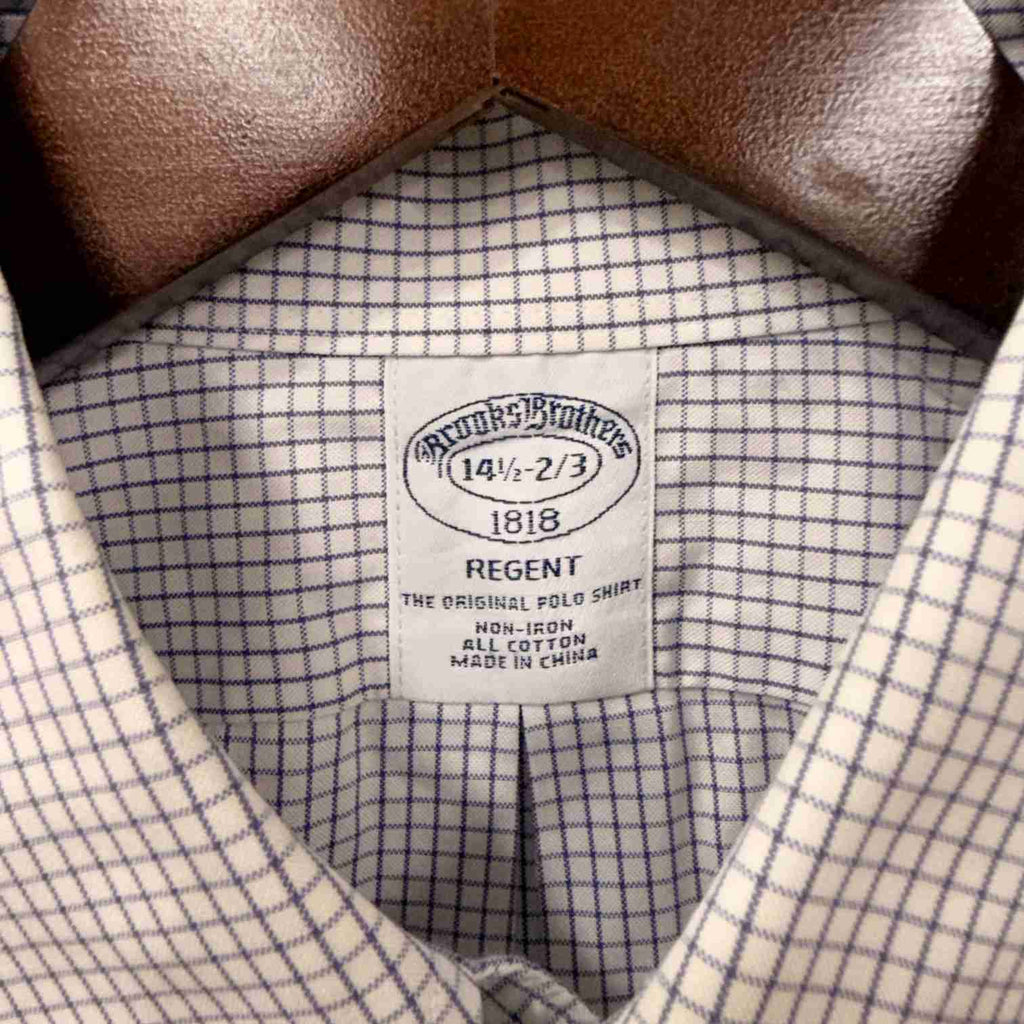 Brooks Brothers checkered shirt