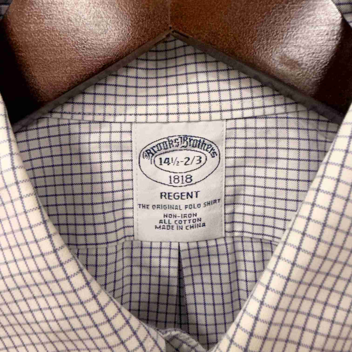 Brooks Brothers checkered shirt
