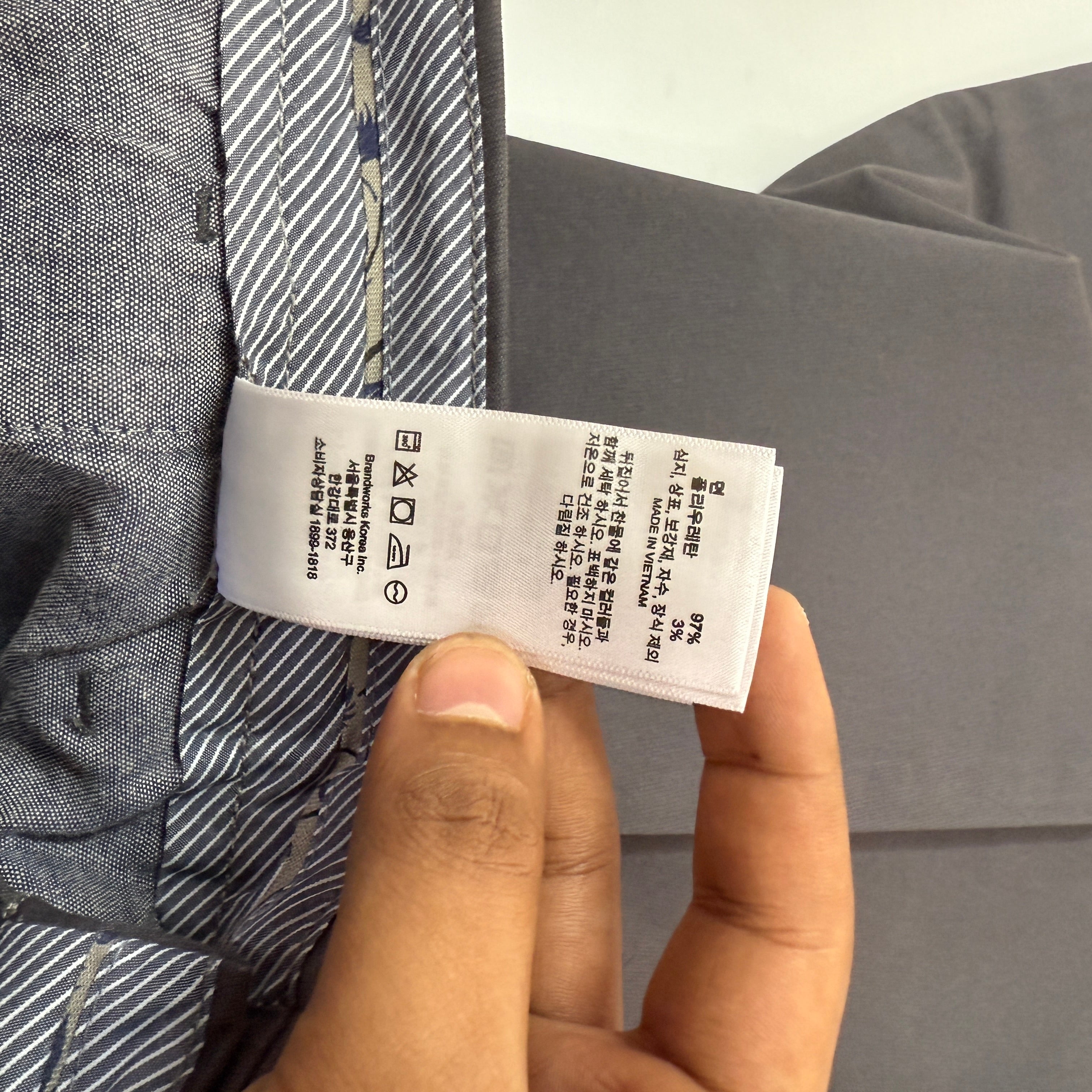 Brooks Brothers Charcoal Grey Straight Fit Chinos