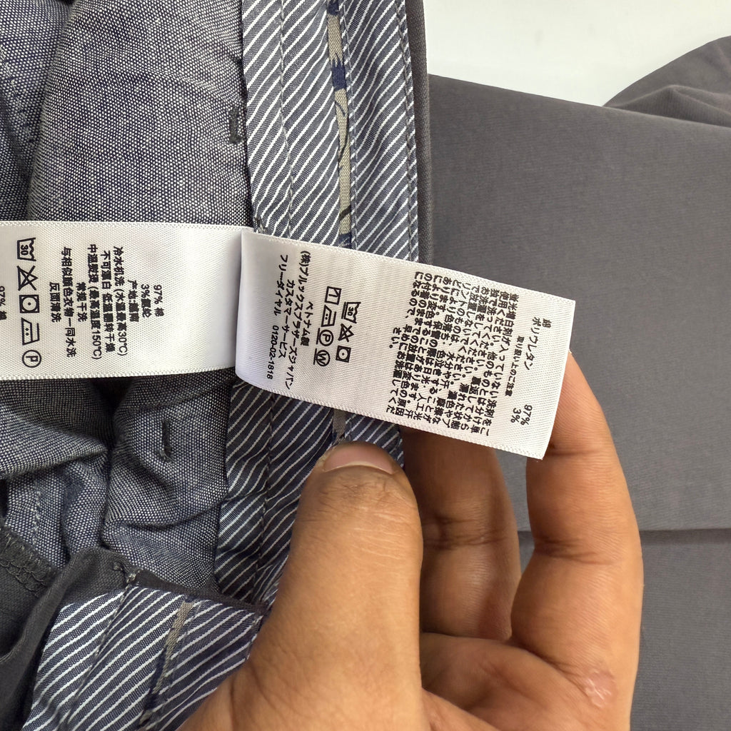 Brooks Brothers Charcoal Grey Straight Fit Chinos