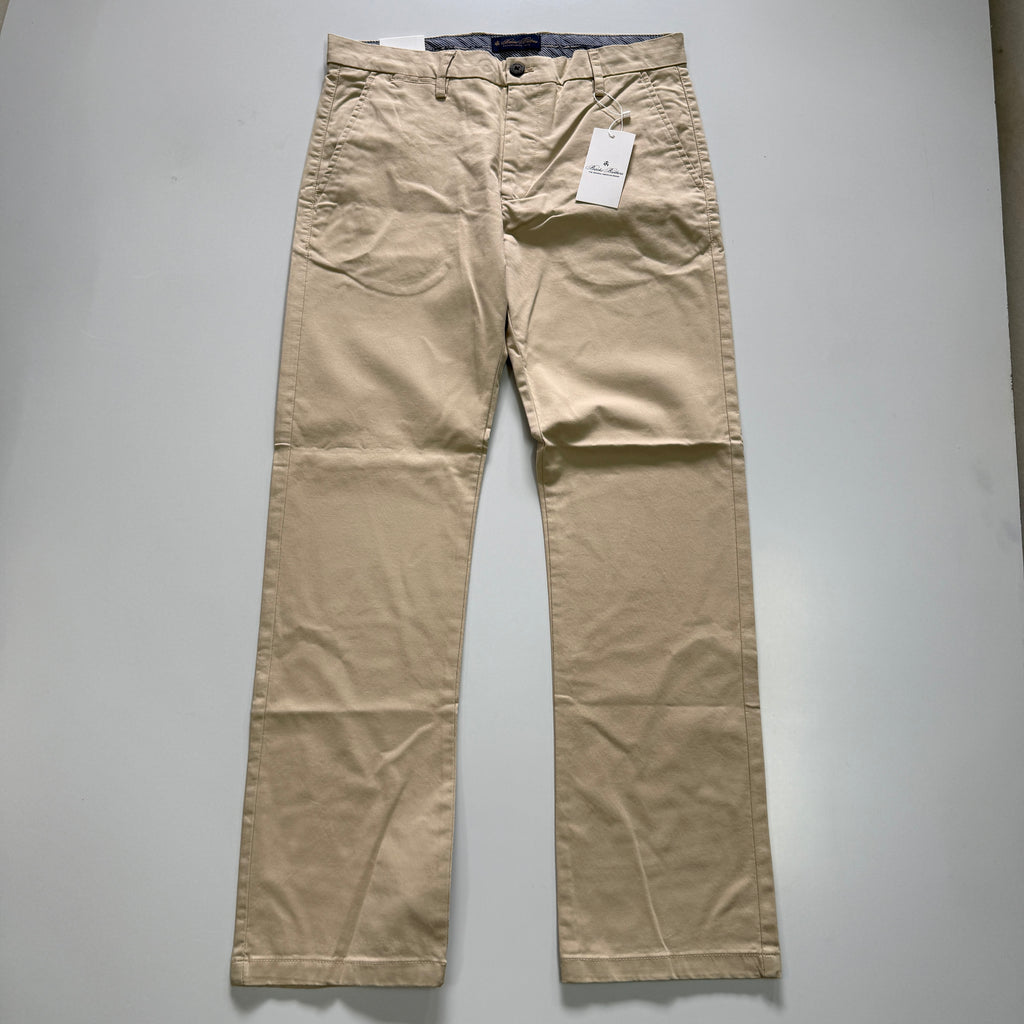 Brooks Brothers Light Khaki Straight Fit Chinos