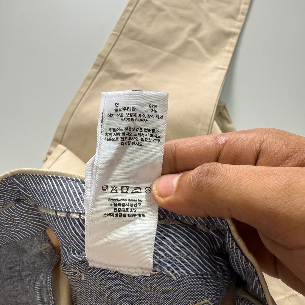 Brooks Brothers Light Khaki Straight Fit Chinos