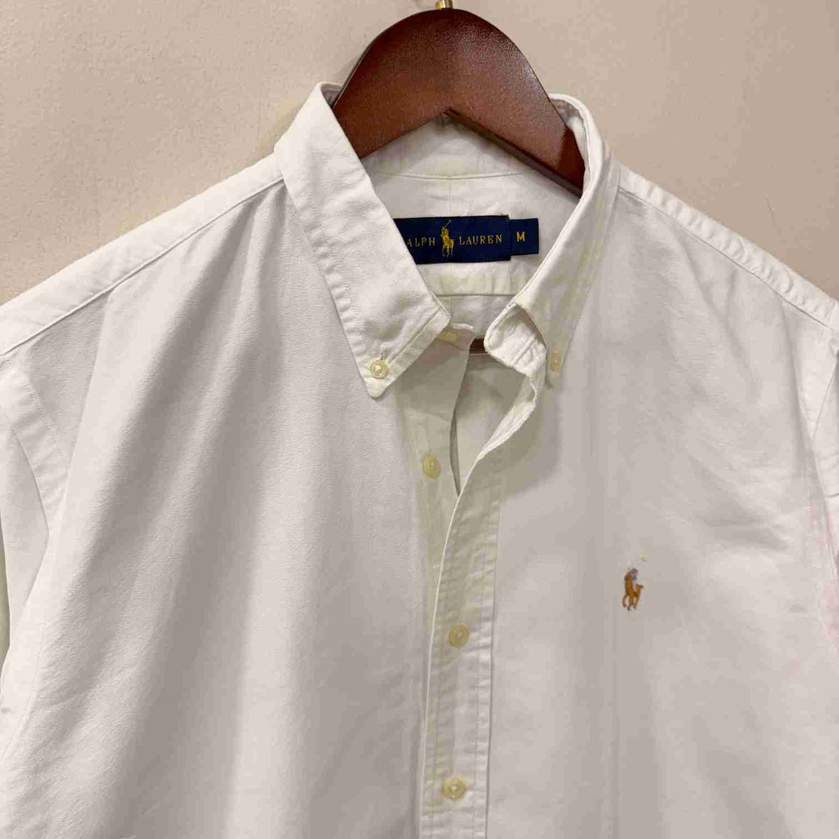 Ralph Lauren white button down oxford shirt