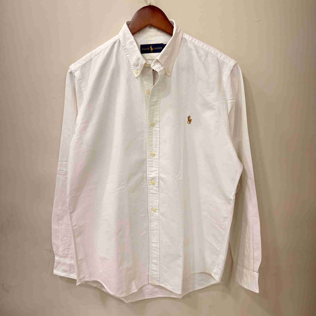 Ralph Lauren white button down oxford shirt