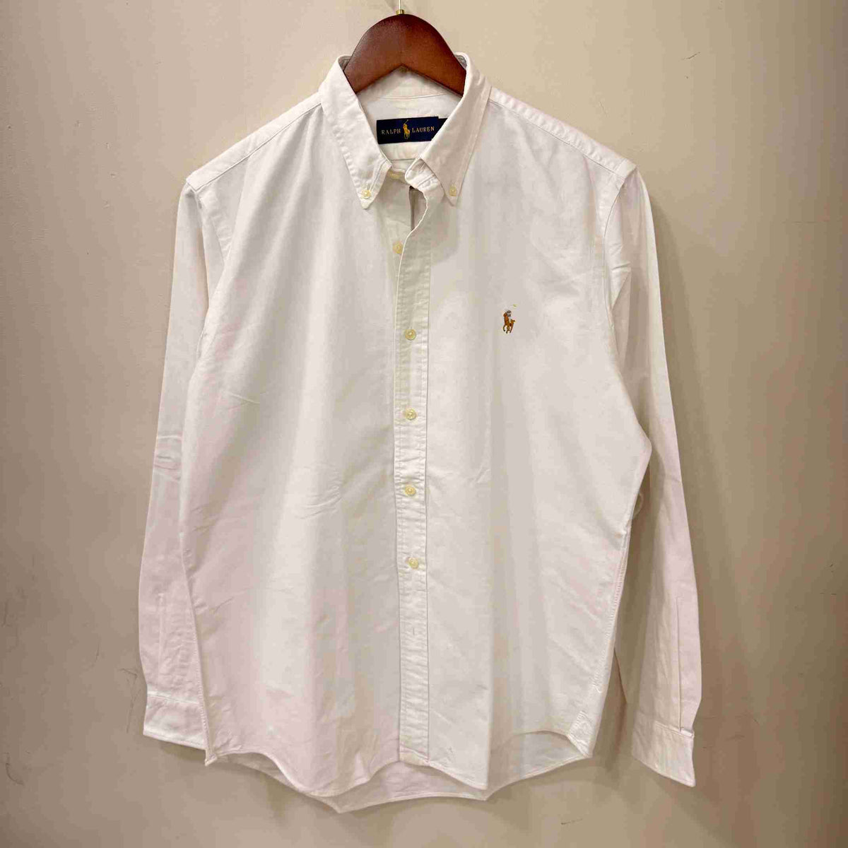 Ralph Lauren white button down oxford shirt