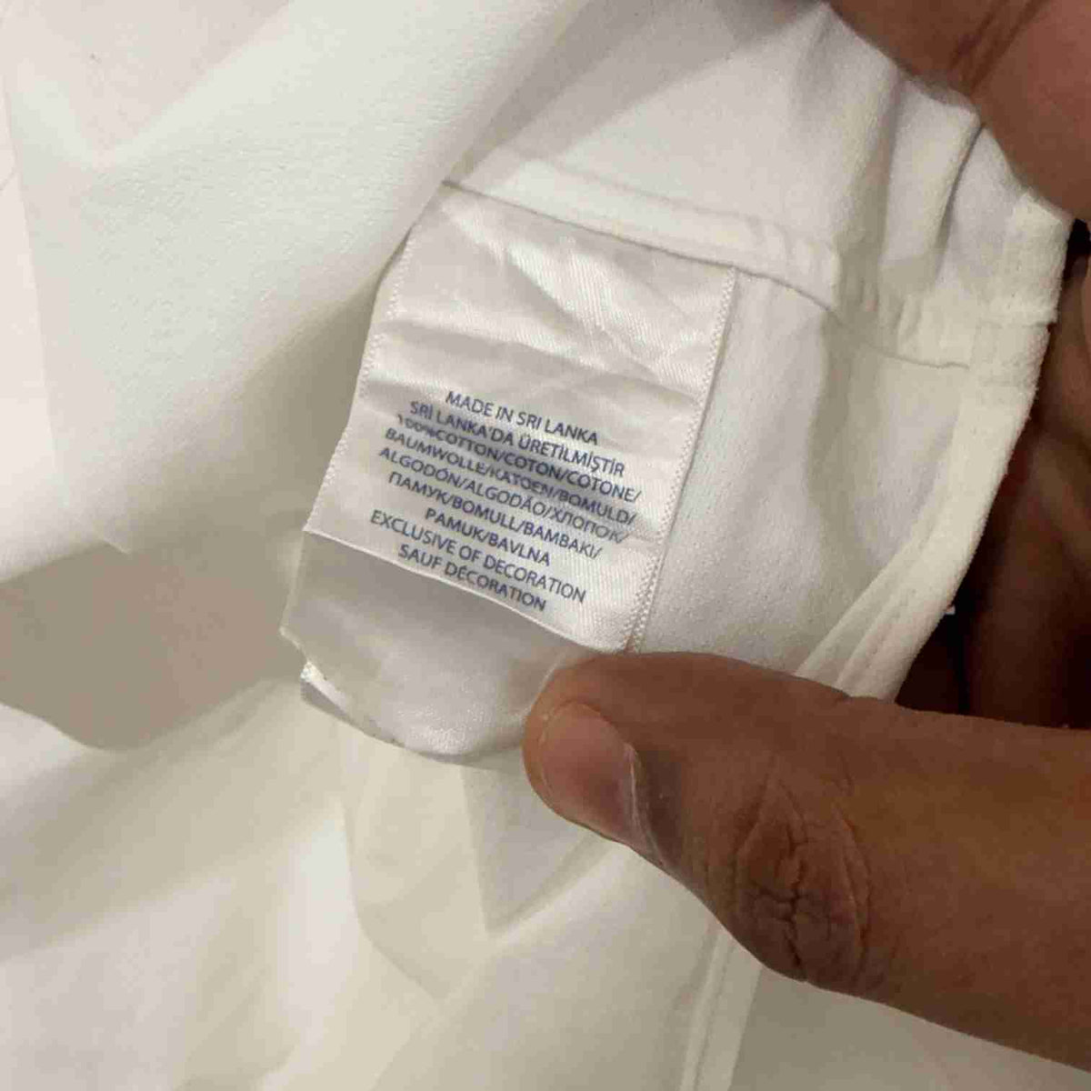 Ralph Lauren white button down oxford shirt