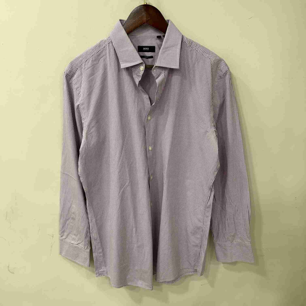 Hugo Boss checkered shirt