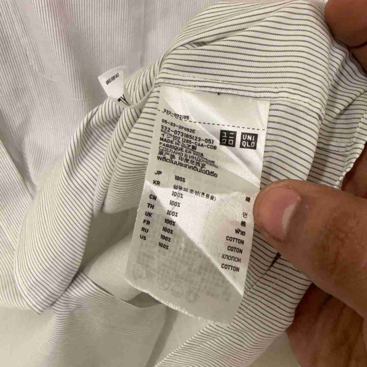 Uniqlo Stripes shirt