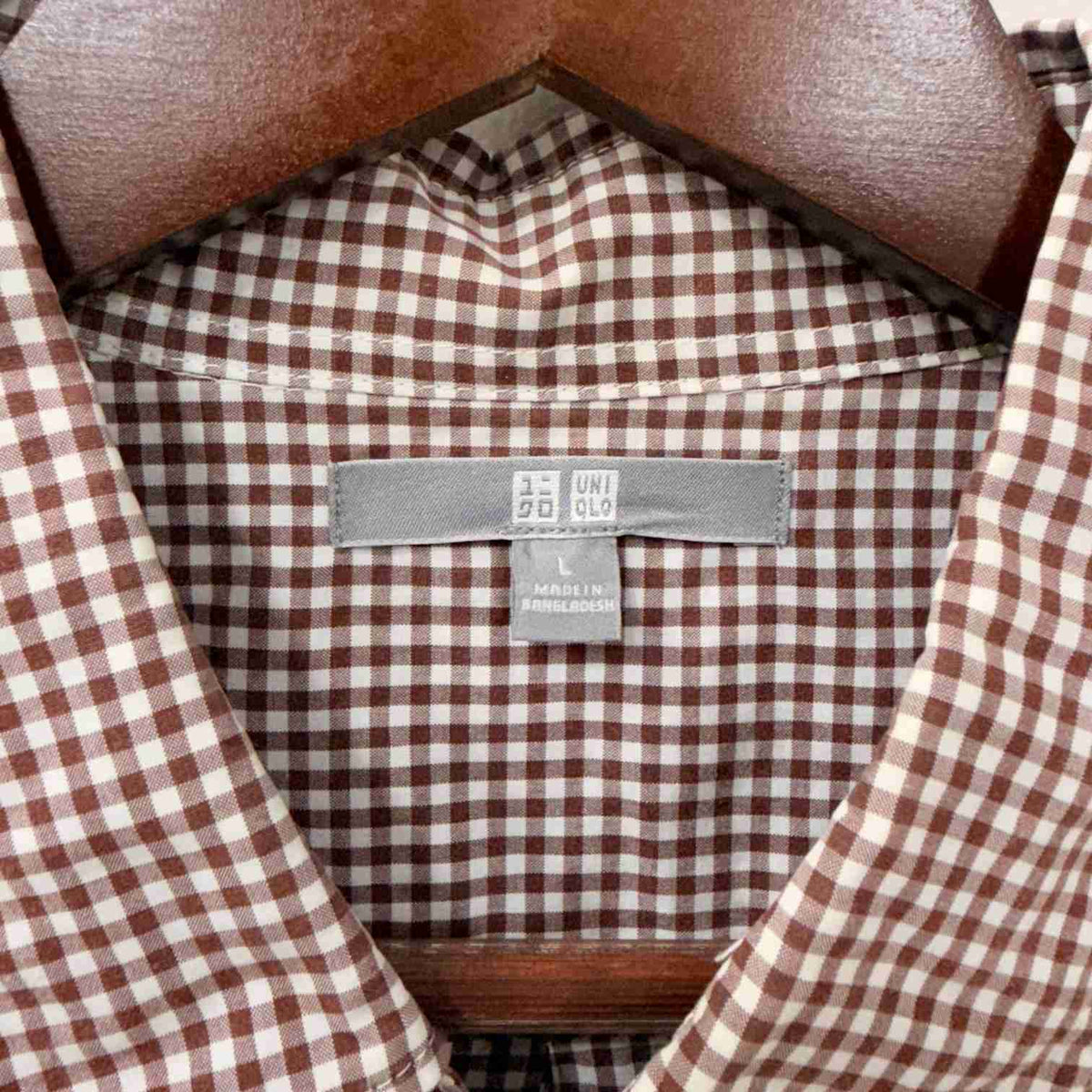 Uniqlo checkered shirt