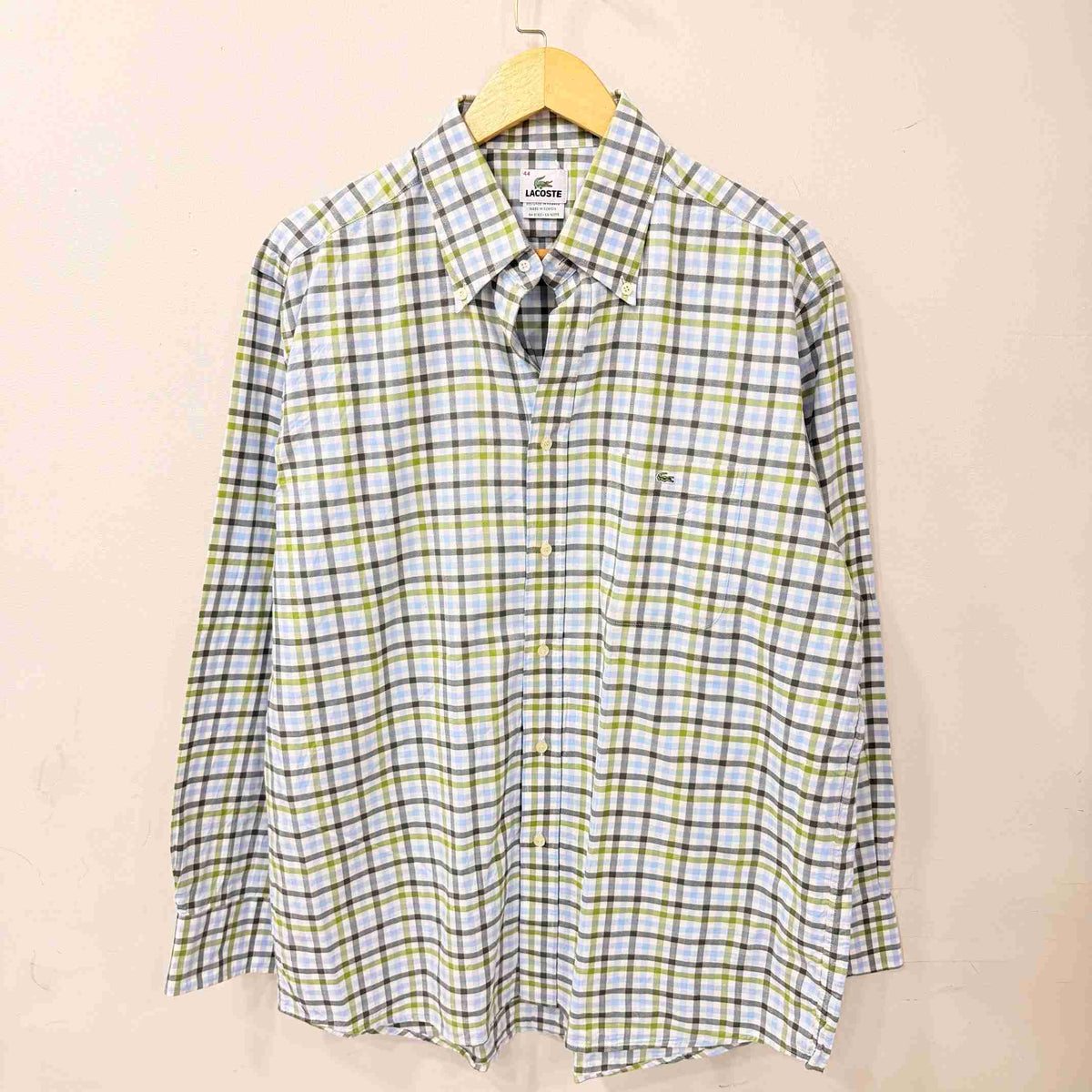 Lacoste checkered shirt