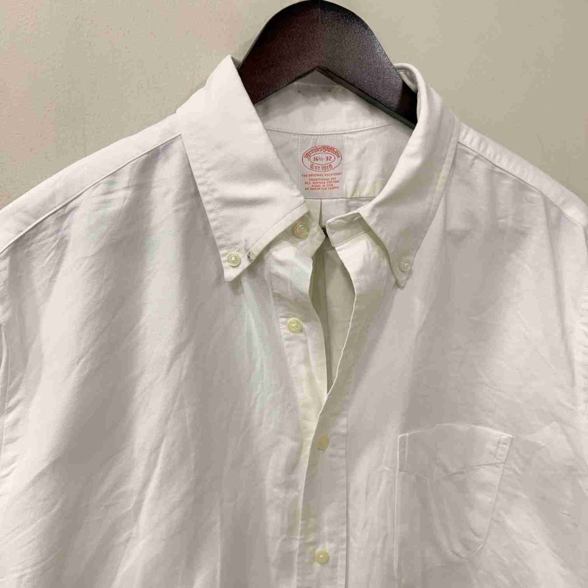 Brooks Brothers white oxford shirt