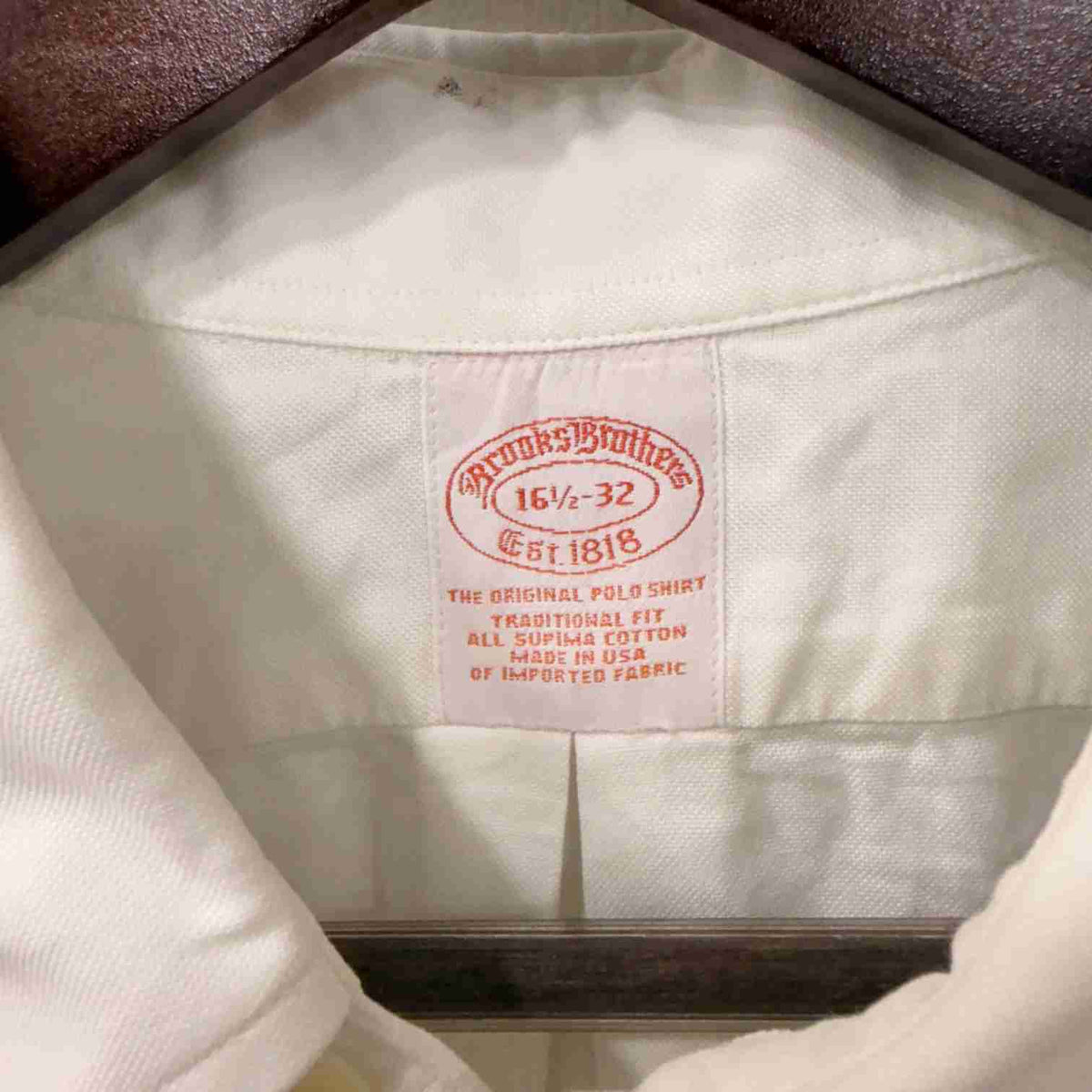 Brooks Brothers white oxford shirt