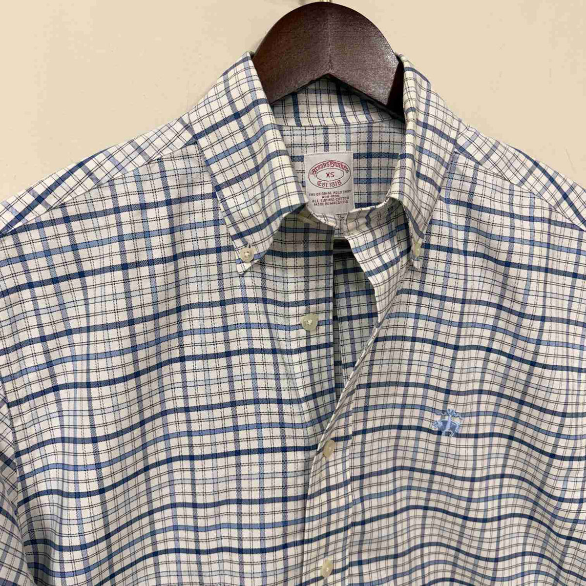 Brooks Brothers checkered shirt