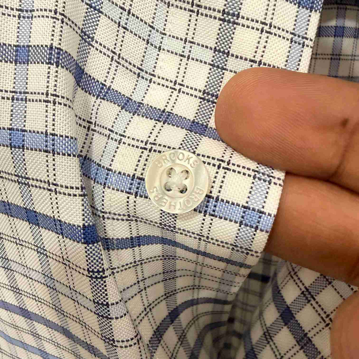 Brooks Brothers checkered shirt