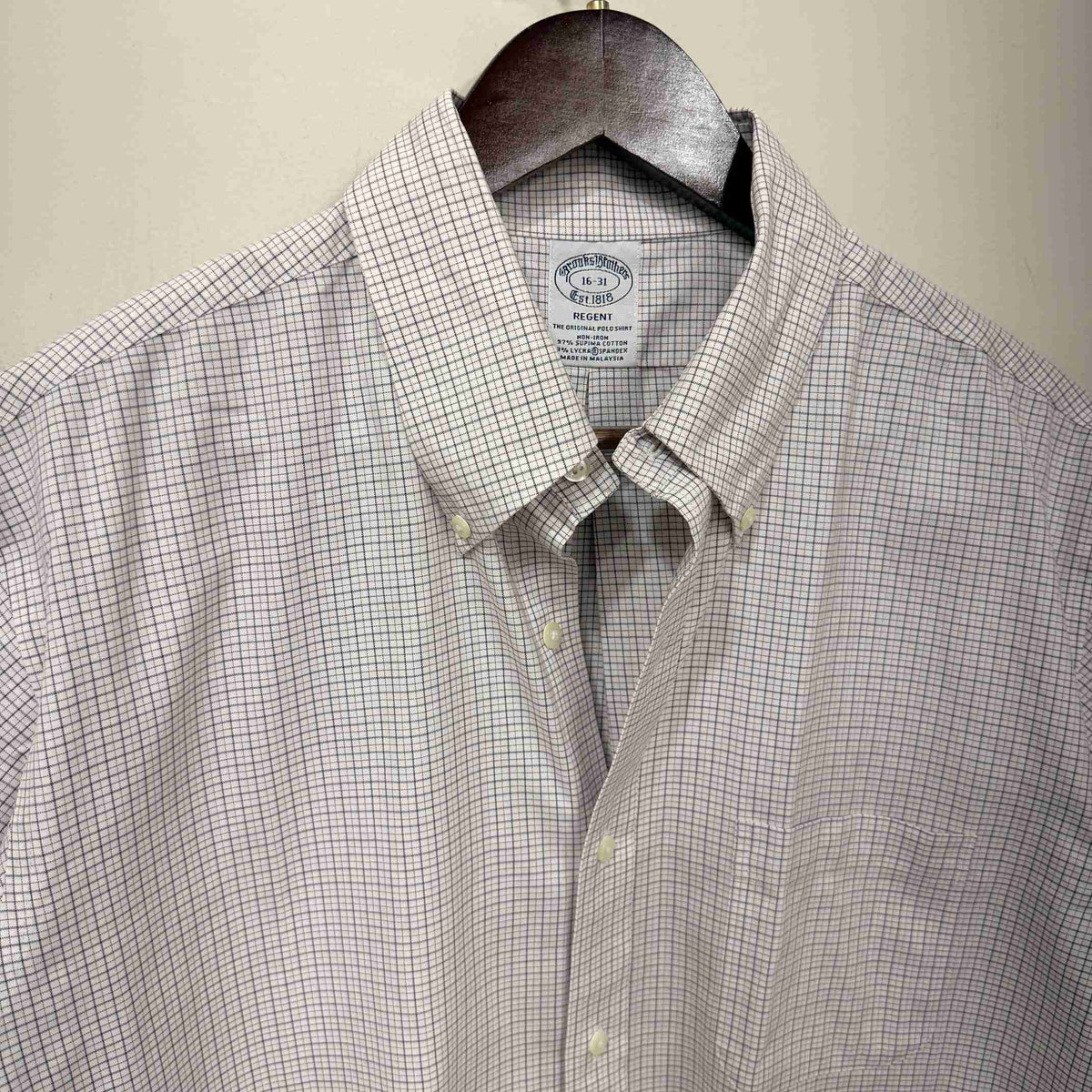 Brooks Brothers checkered shirt