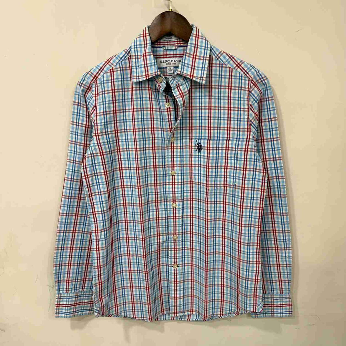 US Polo Assn. checkered shirt