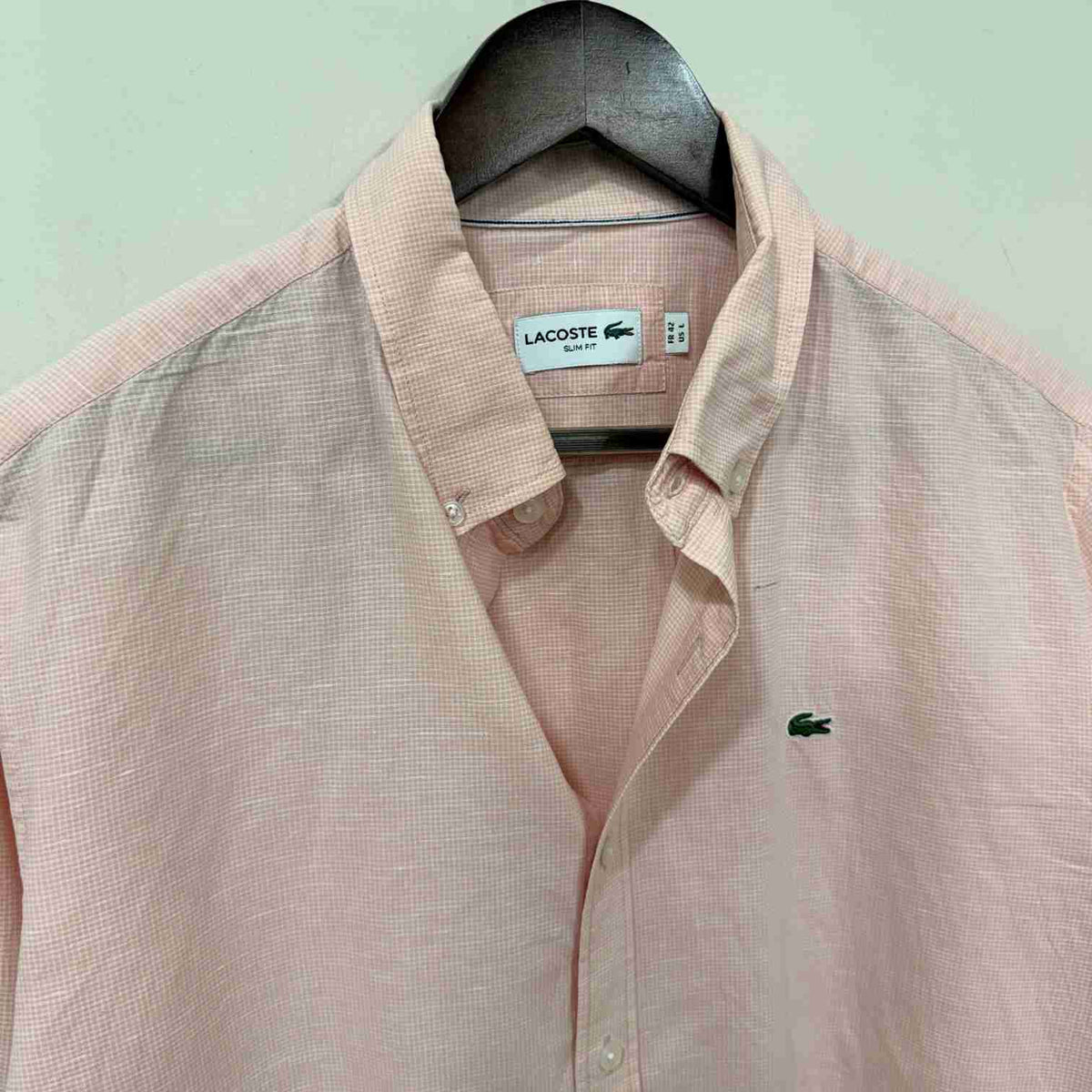 Lacoste small checks shirt