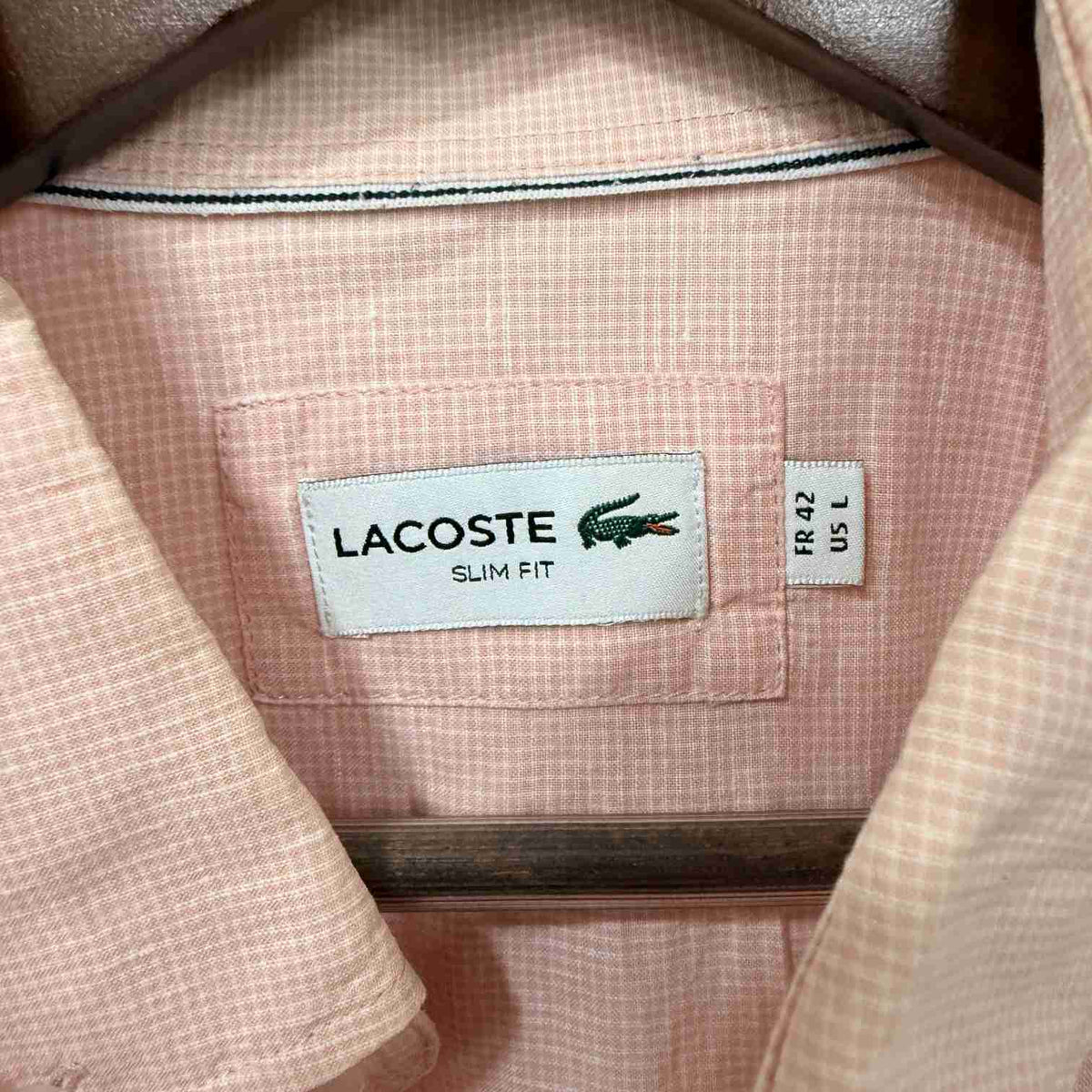 Lacoste small checks shirt