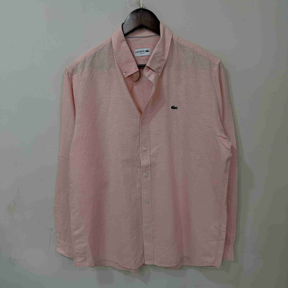 Lacoste small checks shirt
