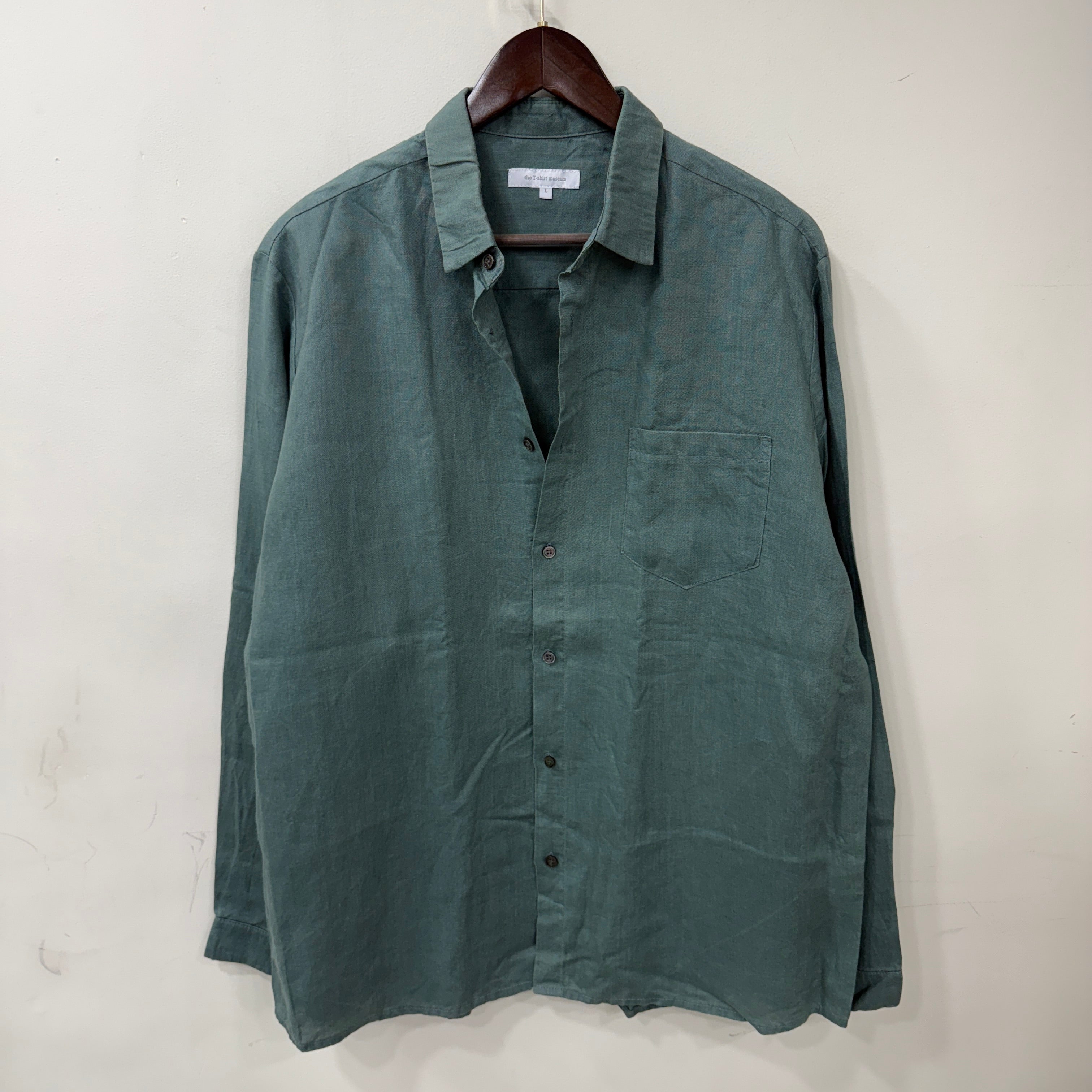 Sage Green linen shirt