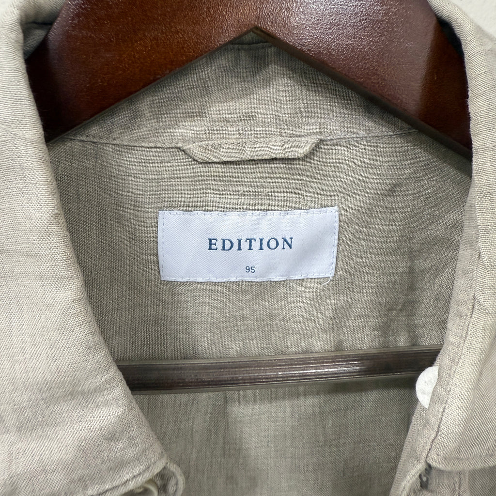 Edition light greige linen shirt