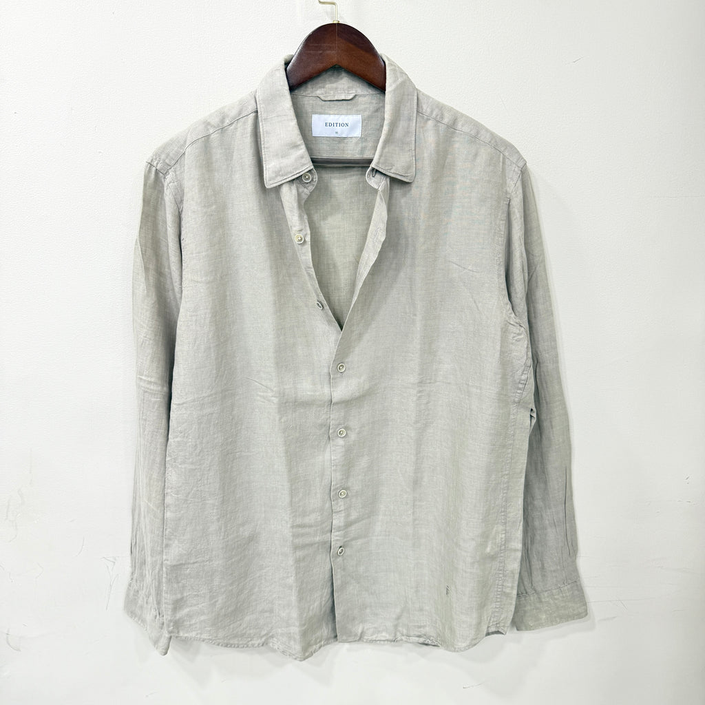 Edition light greige linen shirt