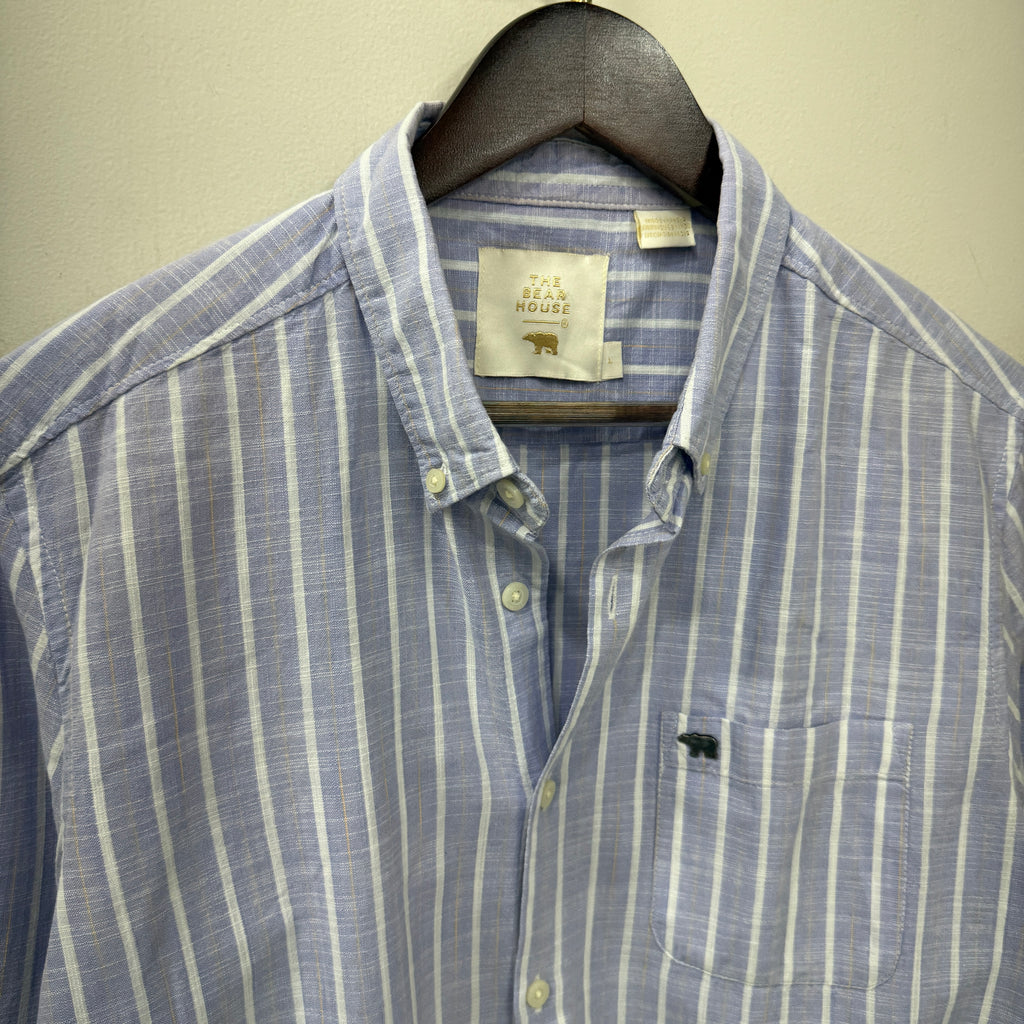 Bear House linen stripes shirt