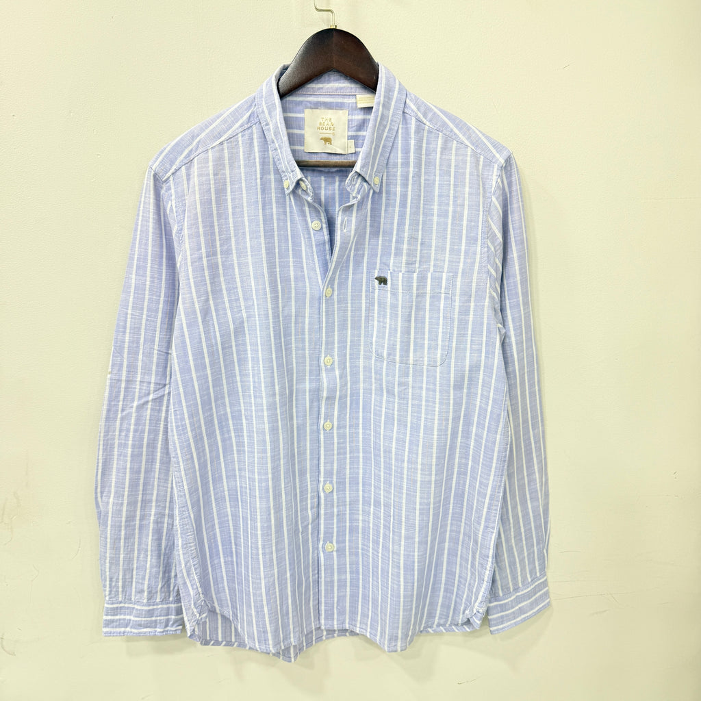 Bear House linen stripes shirt