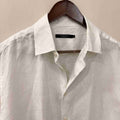 White 100% linen shirt
