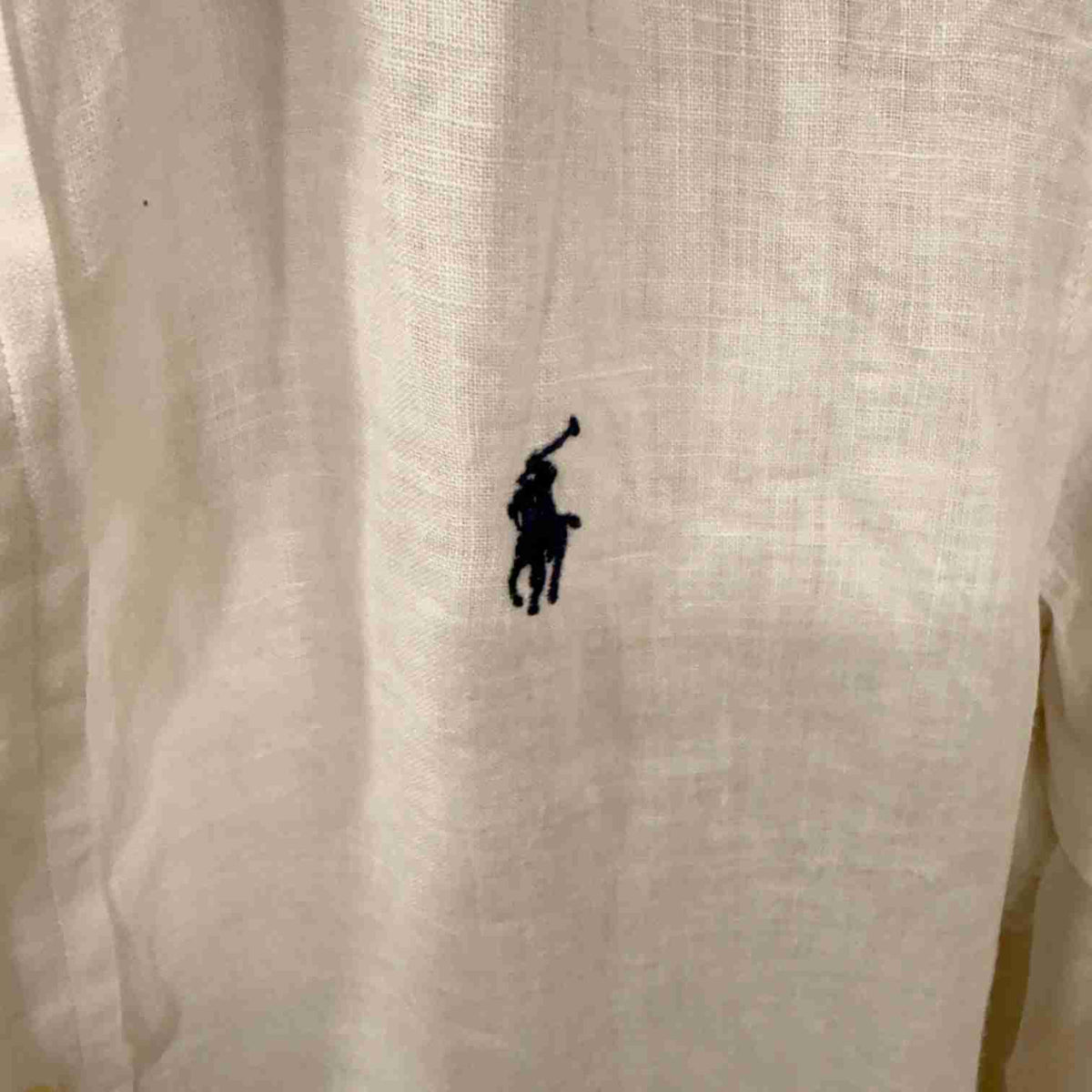 Ralph Lauren 100% linen white shirt