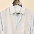 Uniqlo sky blue 100% linen solid shirt